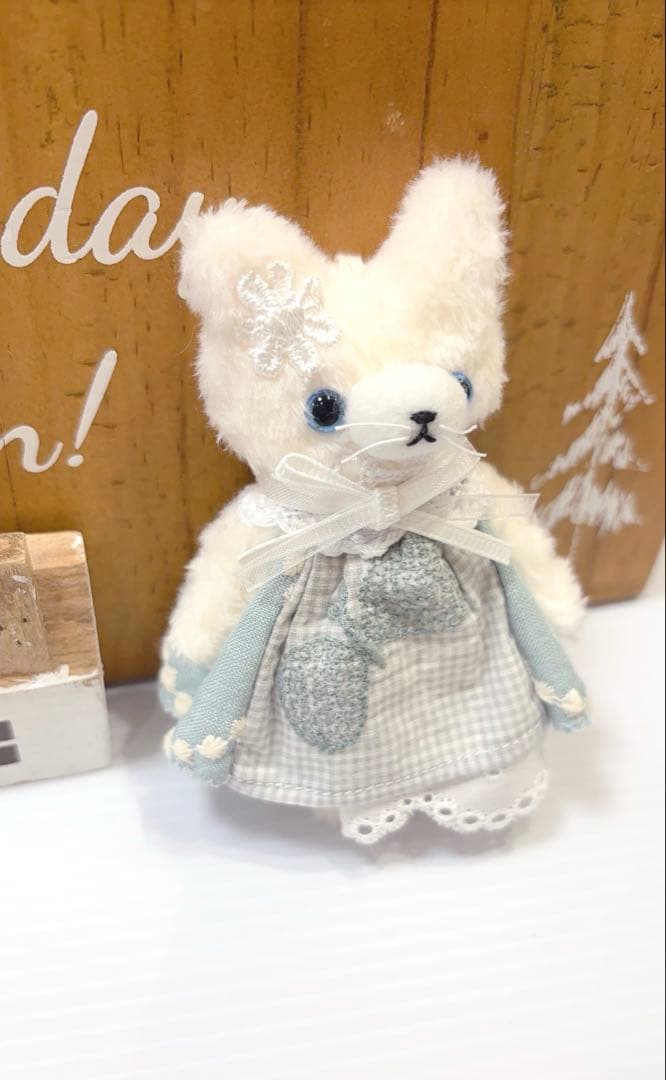 モフモフ 子ねこちゃんぬいぐるみチャーム ハンドメイド 309
