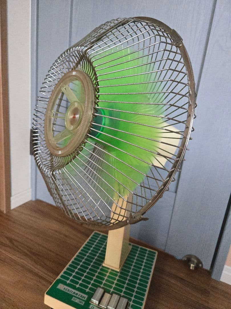 昭和 当時物 レトロ ライトグリーン扇風機