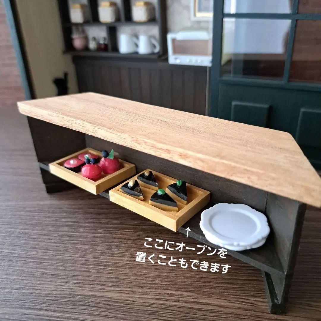 180 ミニチュアカフェ ドールハウス 背景ボード シルバニアファミリー