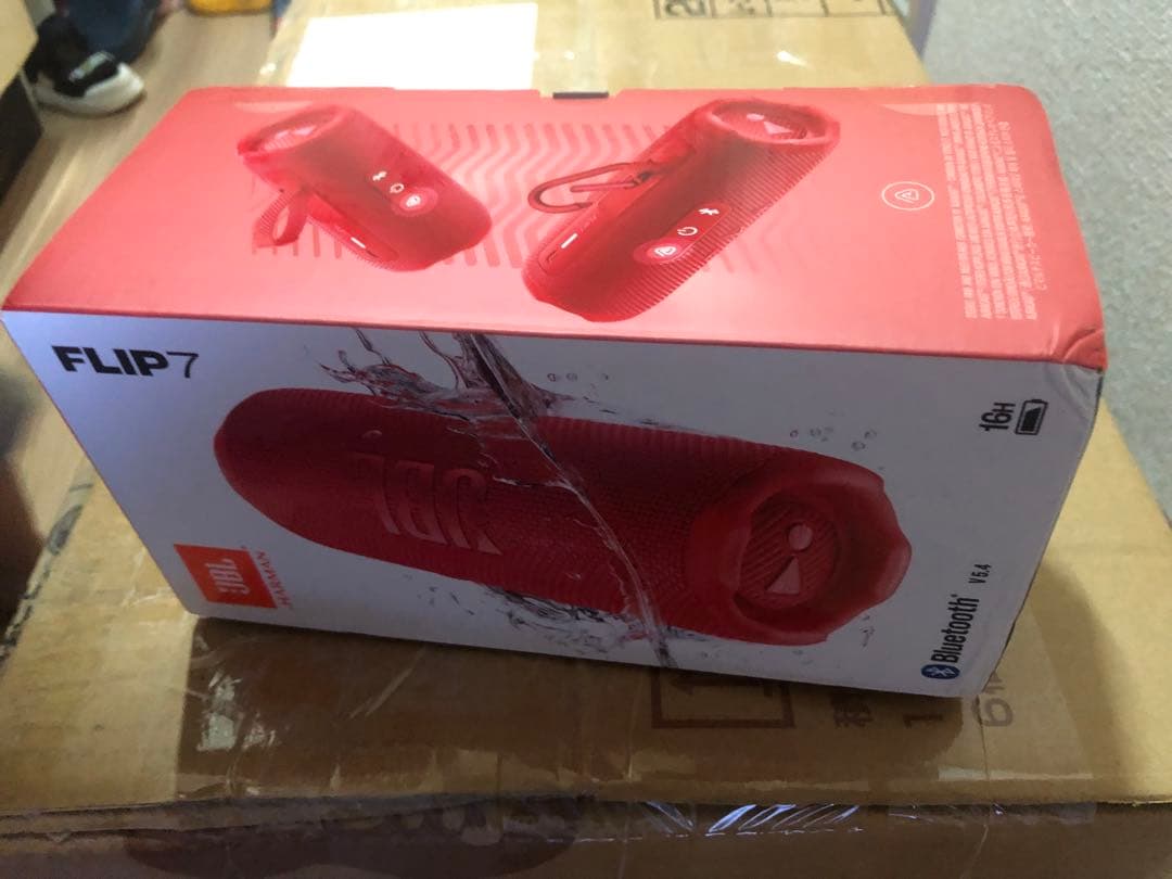 JBL FLIP7 ワイヤレススピーカー レッド