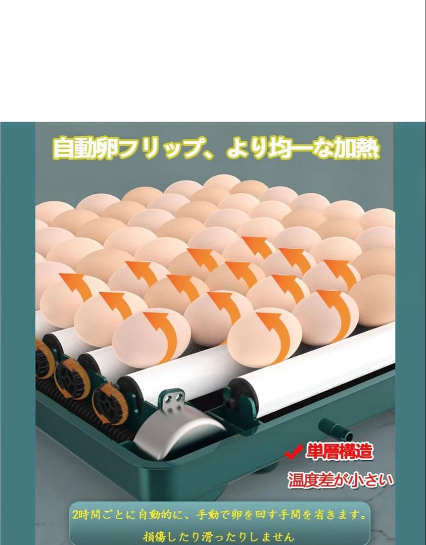 自動インキュベーター鳥の孵化用- 孵卵器 (6卵)