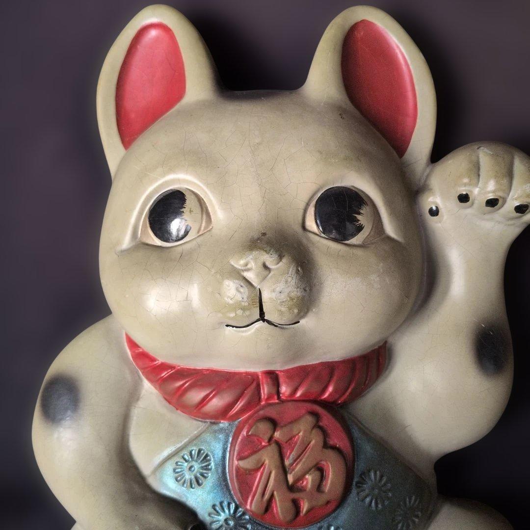 レトロ　招き猫　壁掛け　アンティーク
