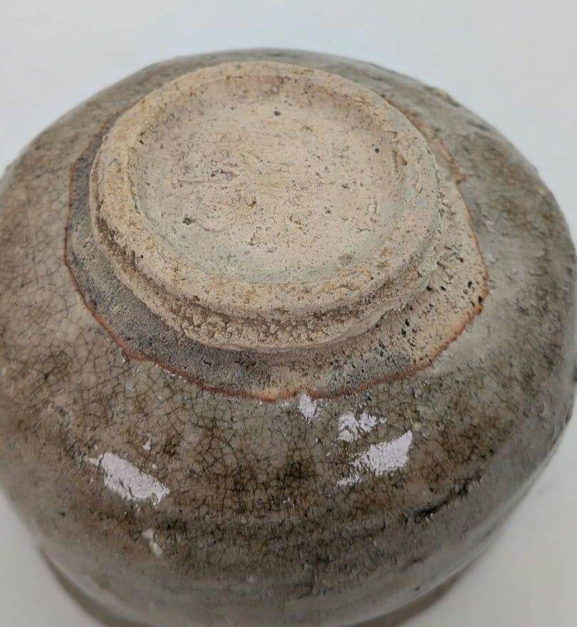 泉流山窯 吉賀大雅堂 萩焼 茶盌 銘「おしゃべり」 共箱合布 抹茶碗 抹茶茶碗
