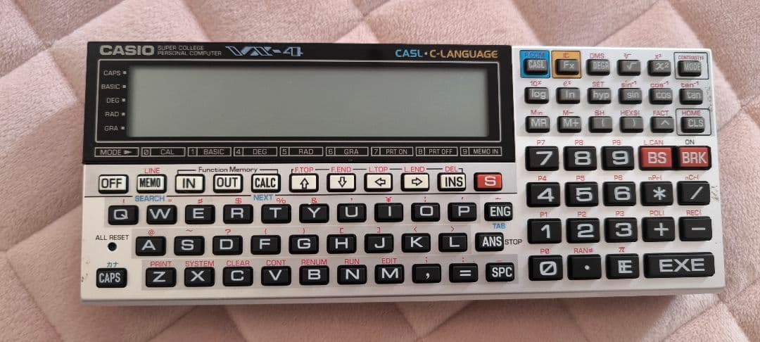 バリー　ポケコン　SUPER COLLEGE VX-4本体 電源確認のみ