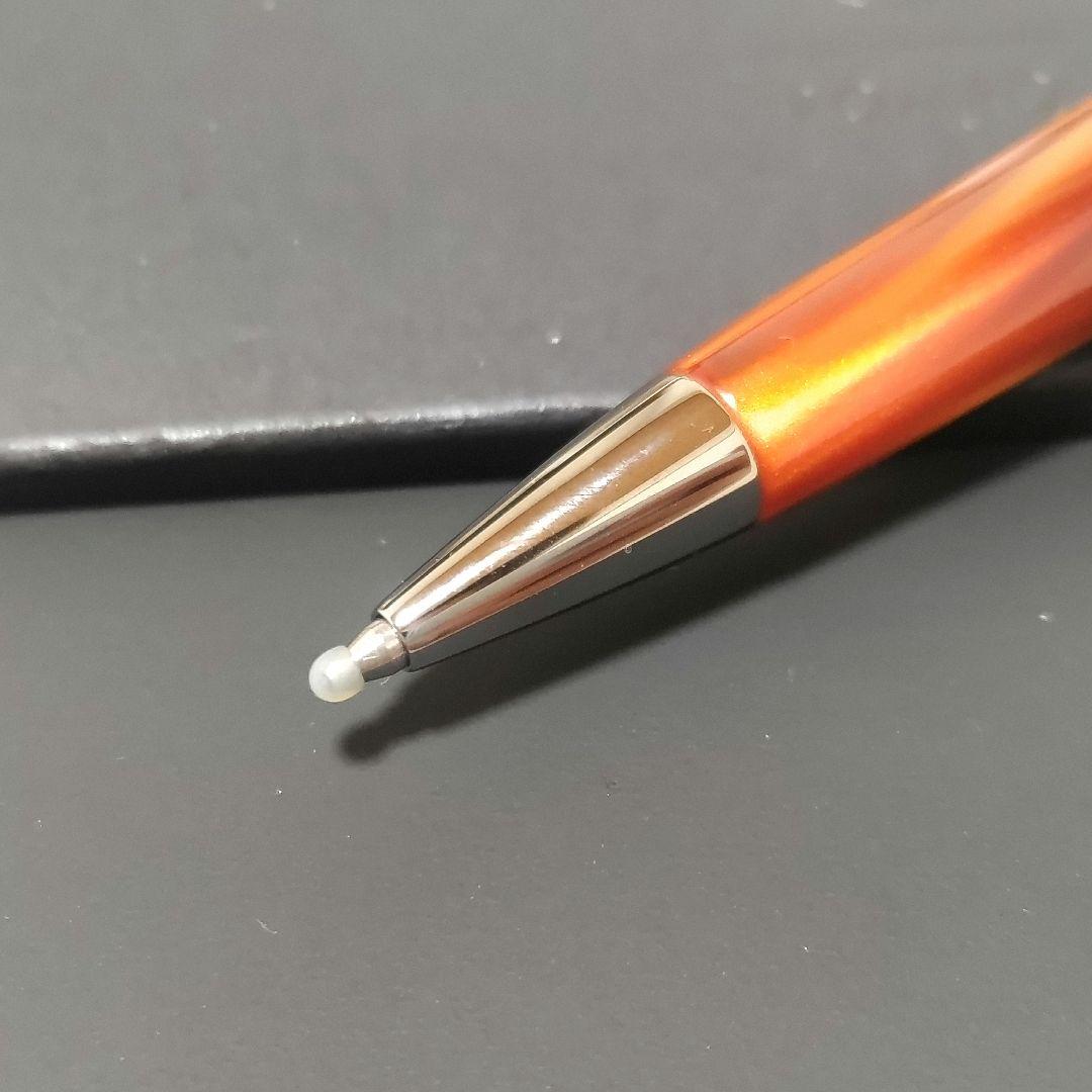 【 新品 】 ROMEO ロメオ NO.3 ボールペン イタリアンアンバー　細軸