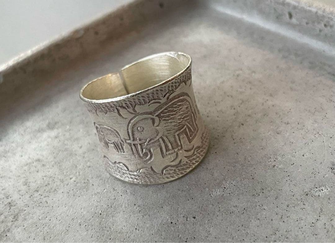 レオ出品 かレンシルバー リング 指輪 純銀