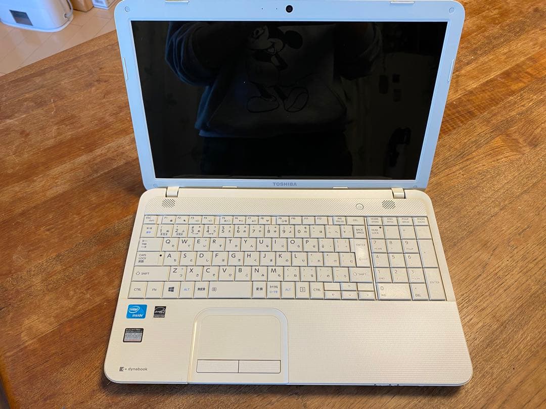 dynabook TOSHIBA ホワイト ノートPC HDD500GB
