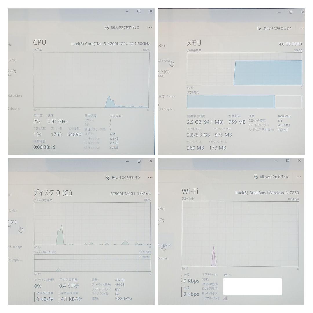 富士通 LIFEBOOK UH55M Windows11 office付