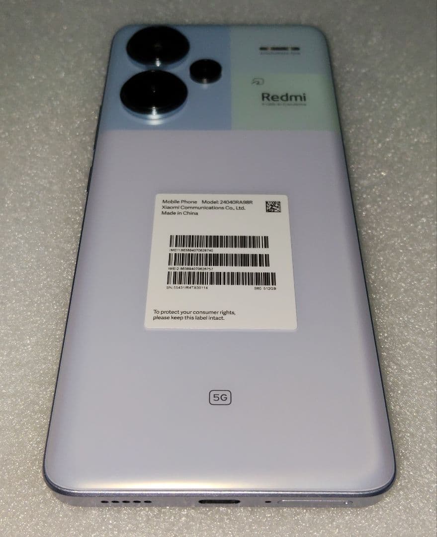 Redmi Note 13 Pro+ メモリ12GB版 512GB SIMフリー