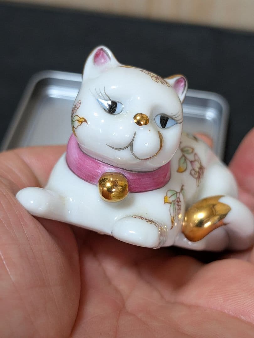 The Franklin Mint 猫 フィギュリン 7点セット 陶器