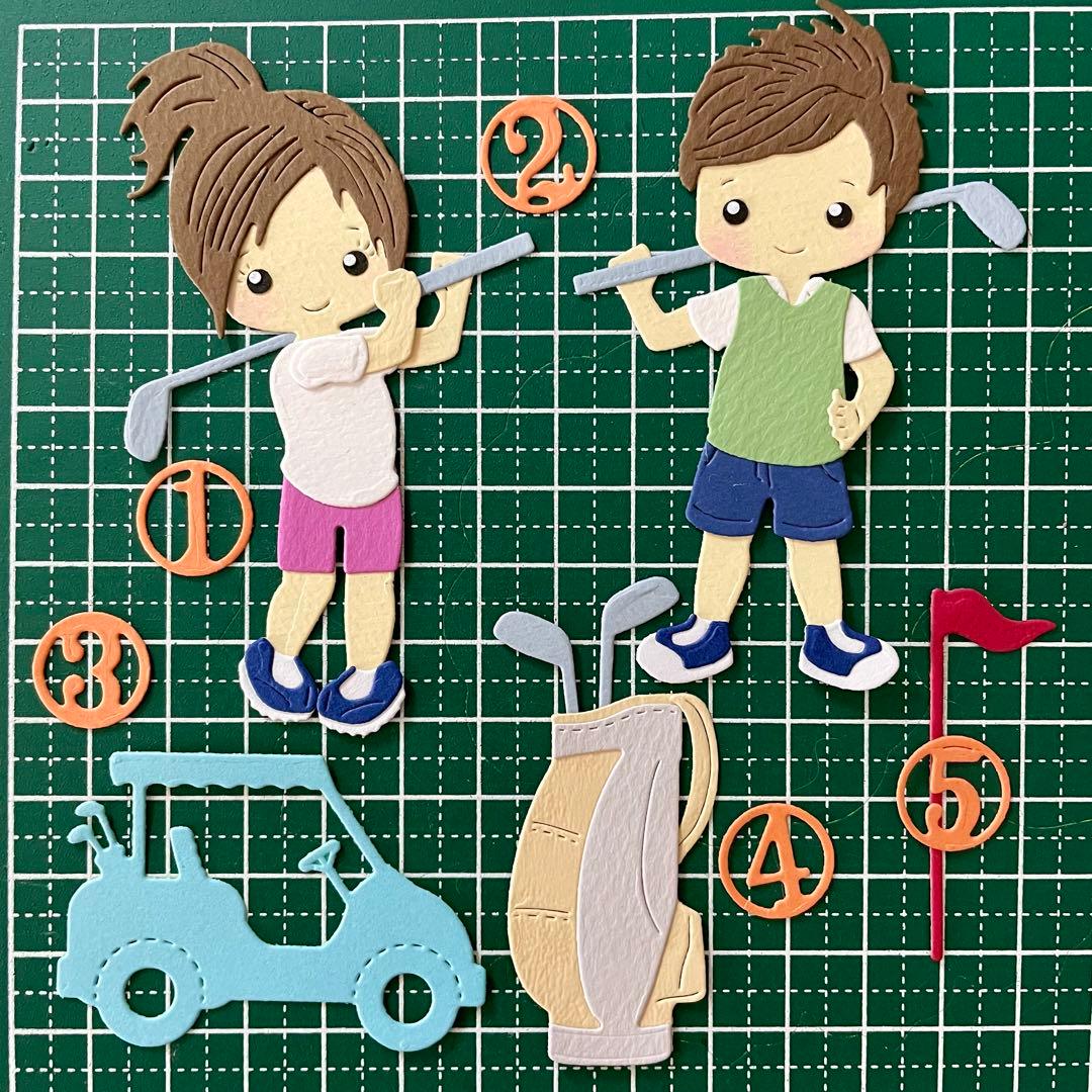 【ゴルフ】サンプルページ（ペーパークラフト クラフトパンチ）