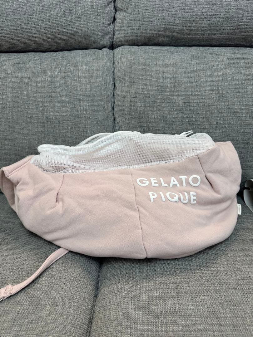 GELATO PIQUE スリングバッグ ピンク・グレー