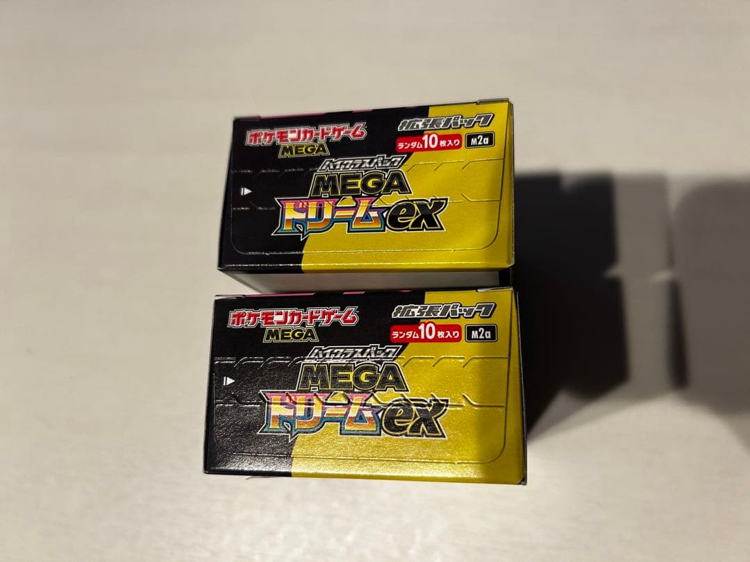 新品未開封　MEGAドリームex 1BOX シュリンクなし　ペリペリあり