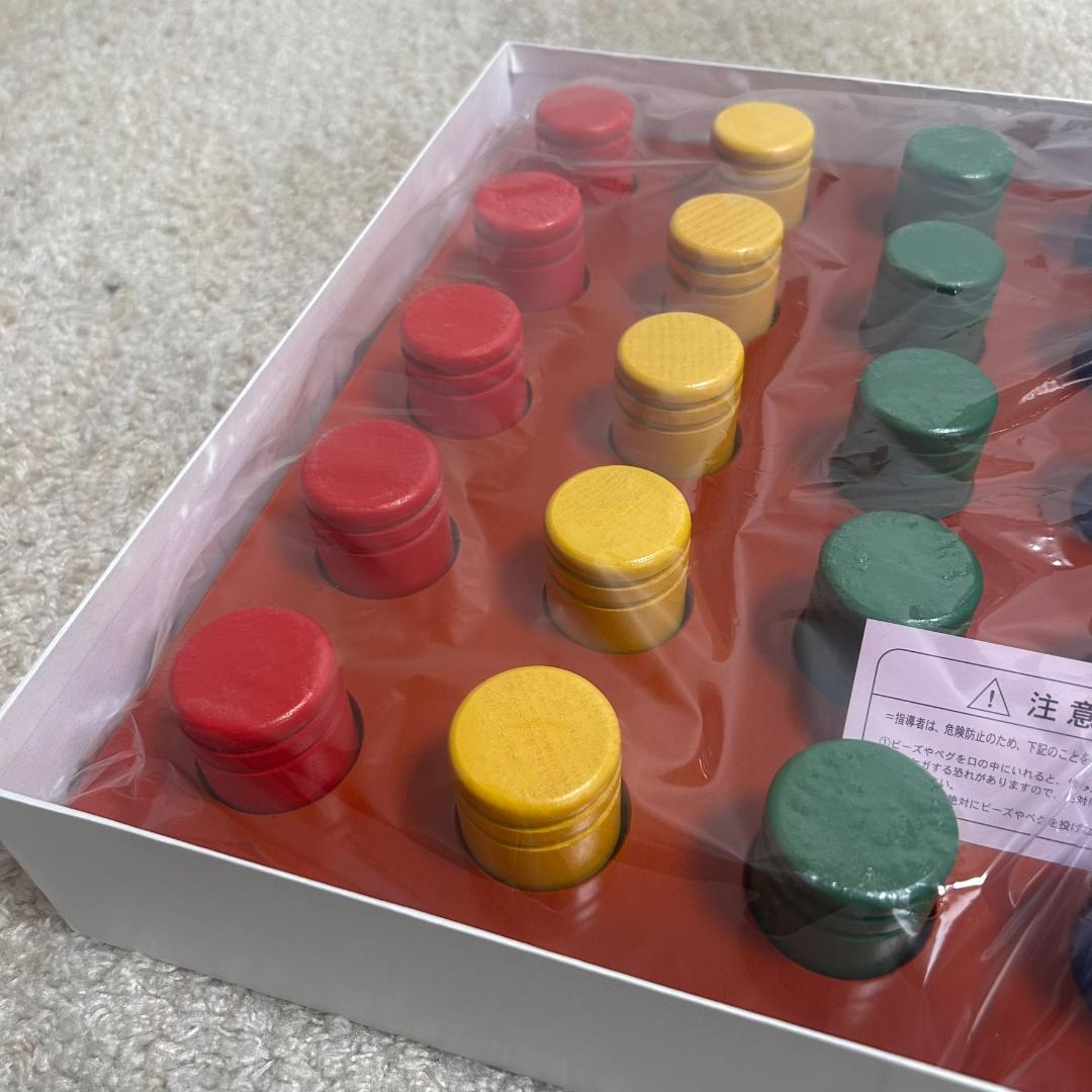 ②新品未使用品　DLM　木製　ギザギザペグ　M14576　手指先運動　リハビリ