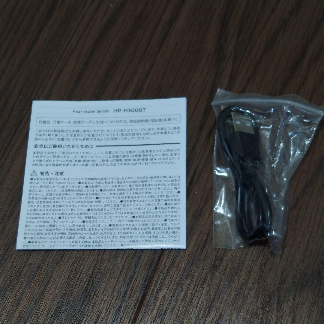 ラディウス radius　HP-H300BT　完全ワイヤレスイヤホン　黒