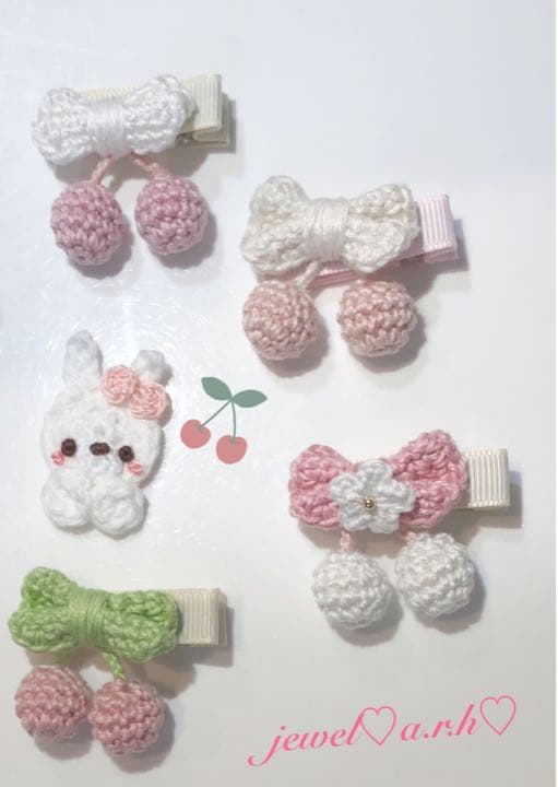 ハンドメイド　ベビーヘアクリップ  ゆいと様
