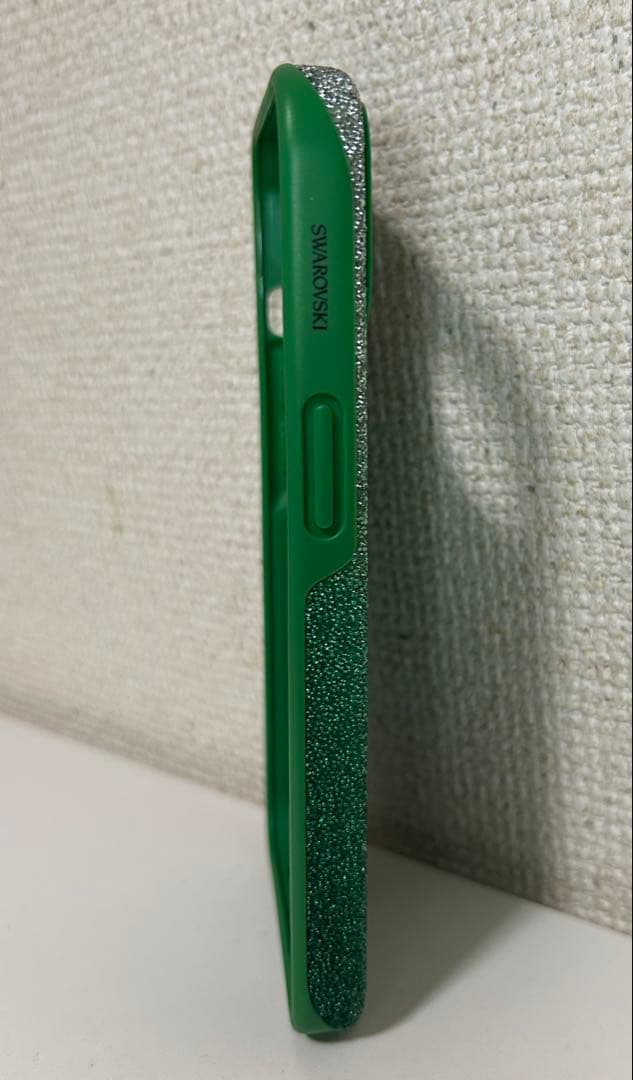 SWAROVSKI グラデーショングリーン iPhone14ケース