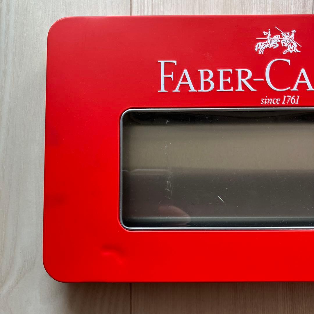 Faber-Castell 色鉛筆 100本セット 赤ケース