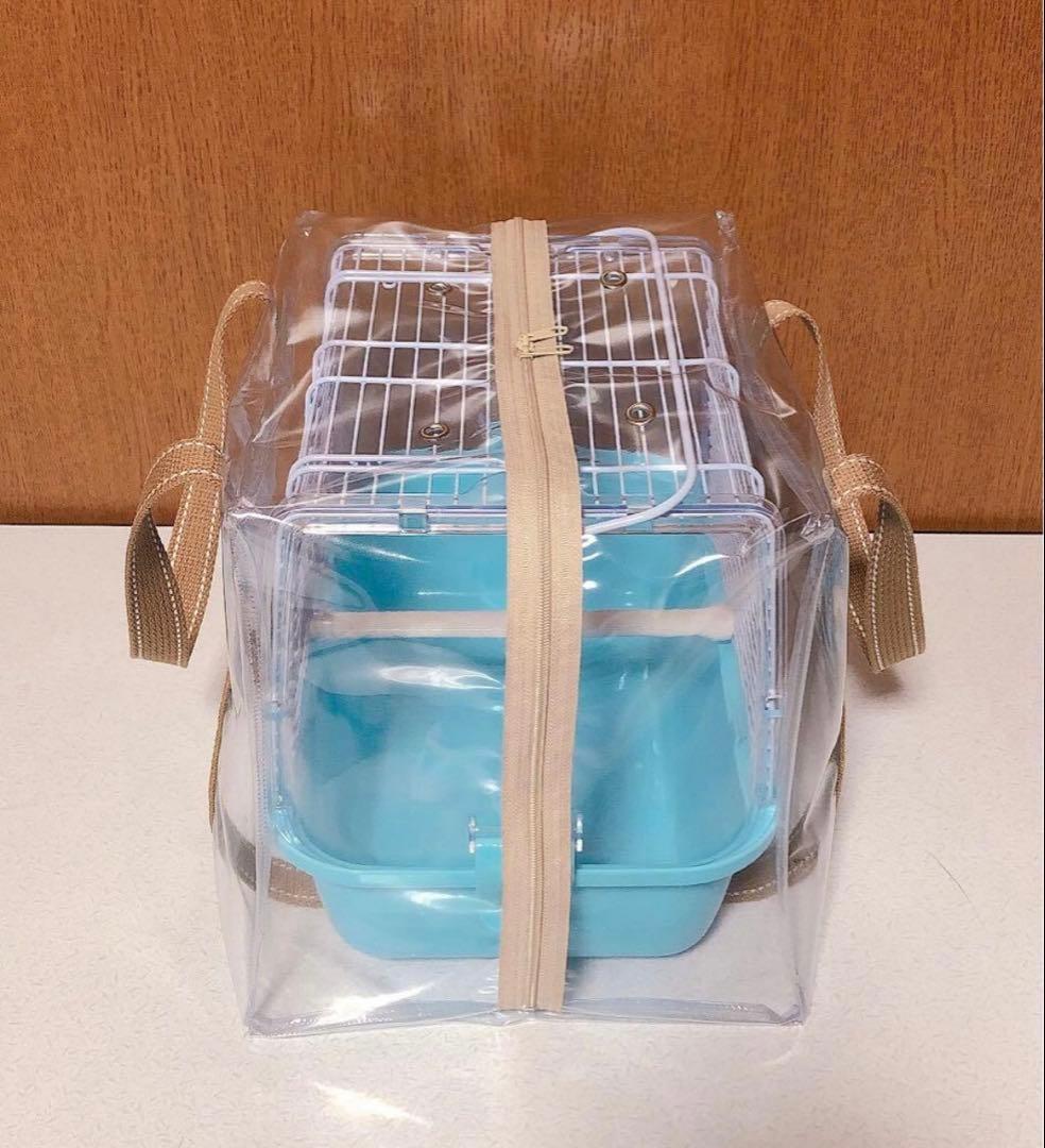 寒い日のお散歩、通院に便利なキャリーケージバッグ