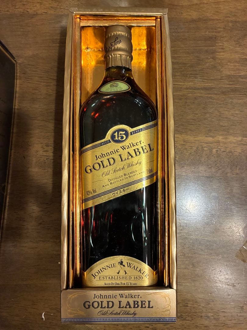 Johnnie Walker Gold Label 15年 750ml