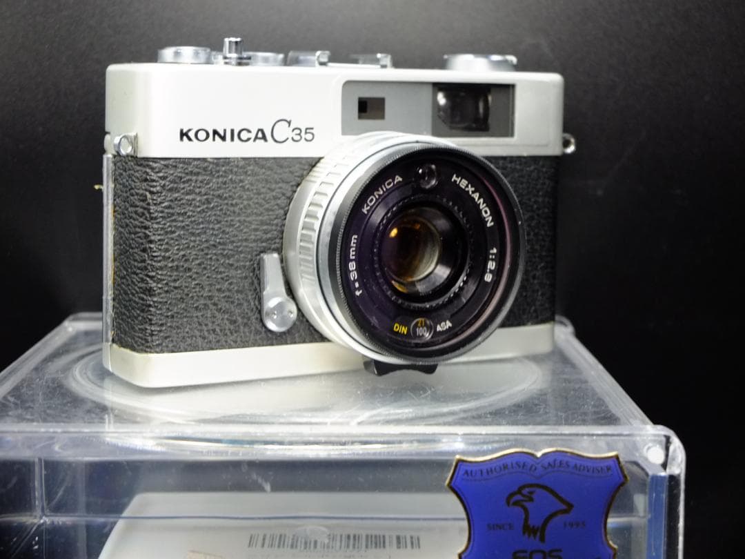コニカC35／ヘキサノン38mmf2.8付【実写確認済整備品】