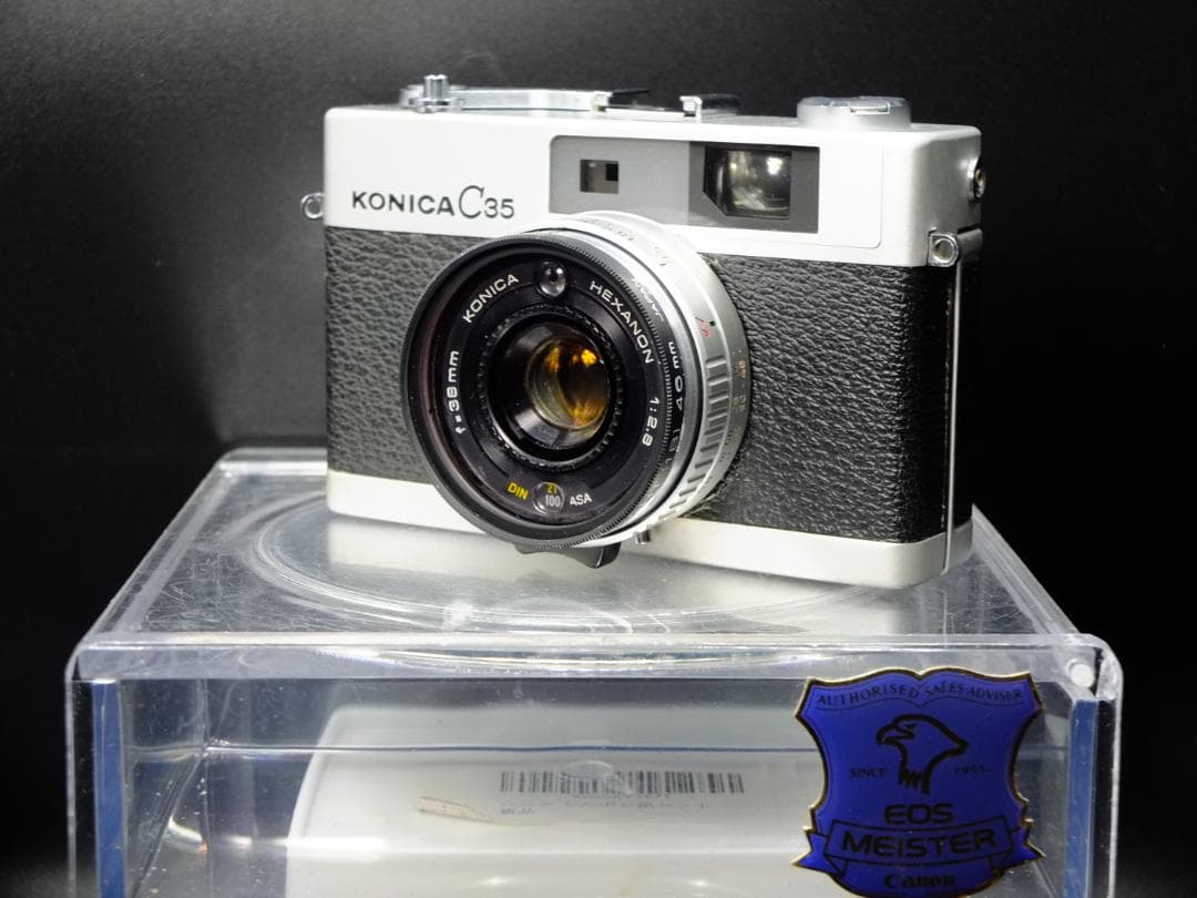 コニカC35／ヘキサノン38mmf2.8付【実写確認済整備品】