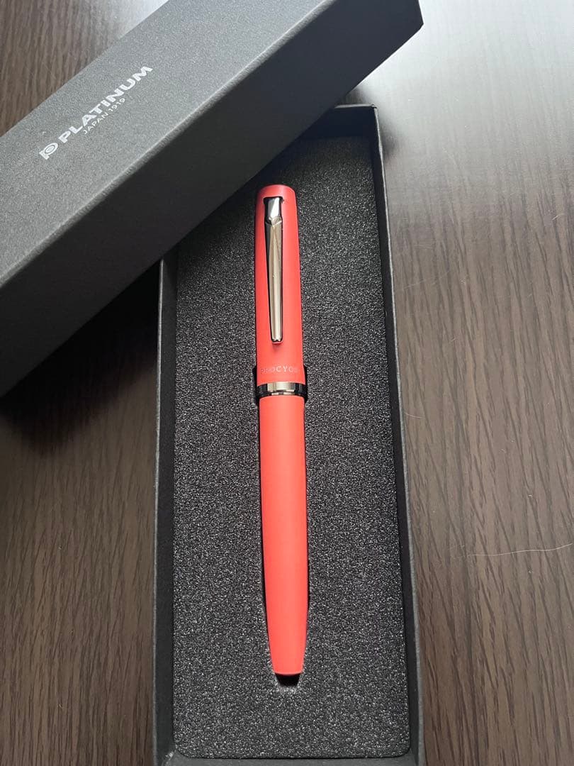 PLATINUM PROCYON 万年筆 パーシモンオレンジ