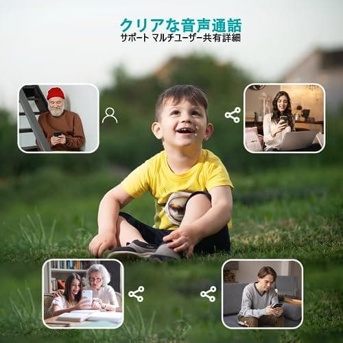 【500万超高画素・双方向通話・カラー暗視撮影】ZUMIMALL 防犯カメラ 屋
