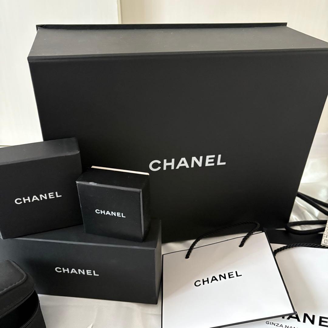 CHANEL ギフトボックス 空箱 ショッパー リボン 紙袋 カメリア まとめ売
