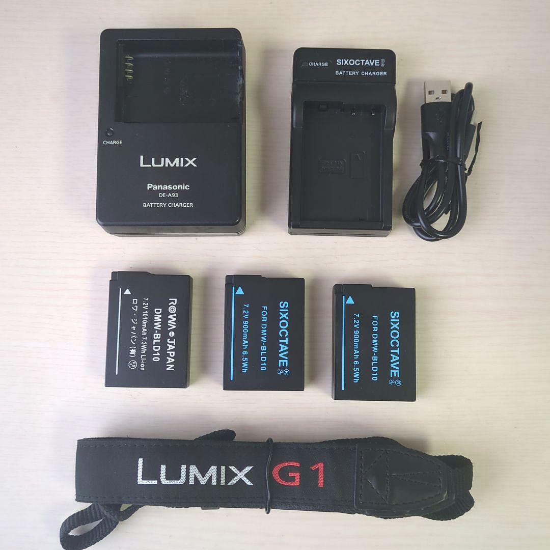 LUMIX GX1 ミラーレスカメラ レンズ3本　ショット数少