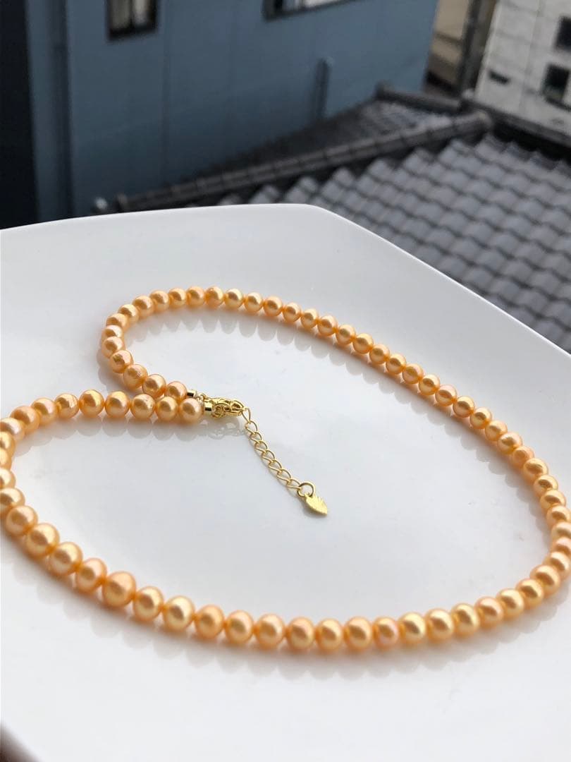 淡水無核ネックレス　ハンドメイド