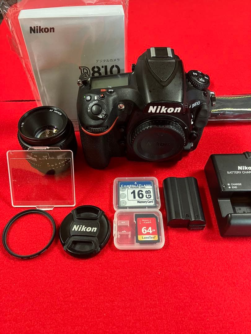 衝撃 決算値下げ　これが新品同様！　 Ｄ810 単集点　50mm1.8付き