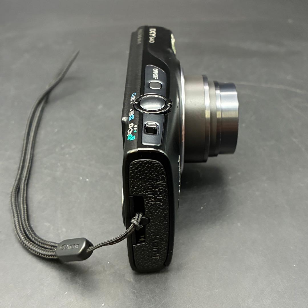 【美品・箱付き】 Canon IXY 640 ブラック　コンパクトデジタルカメラ