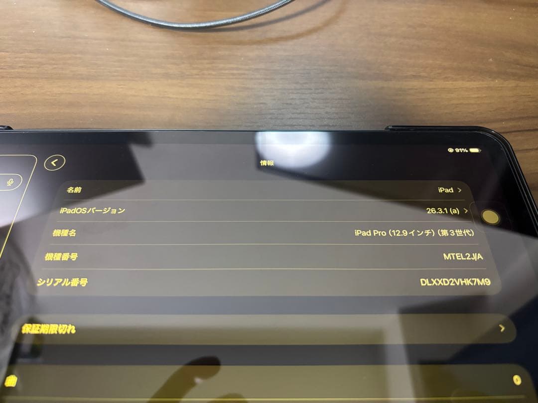 iPad Pro 第3世代 12.9inch 本体のみ