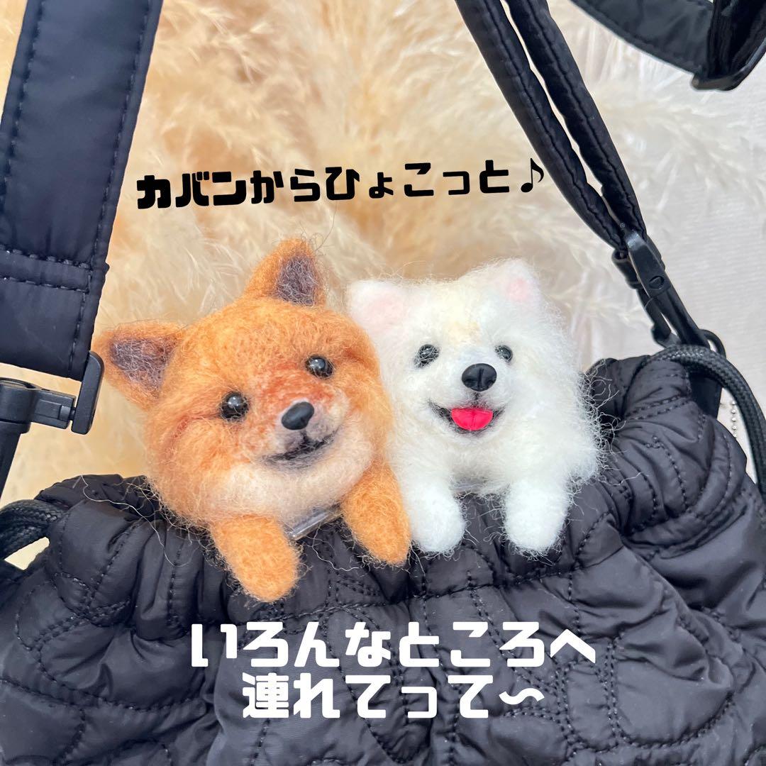 クリップペット　羊毛フェルト　うちの子オーダー　マスコット　ペット