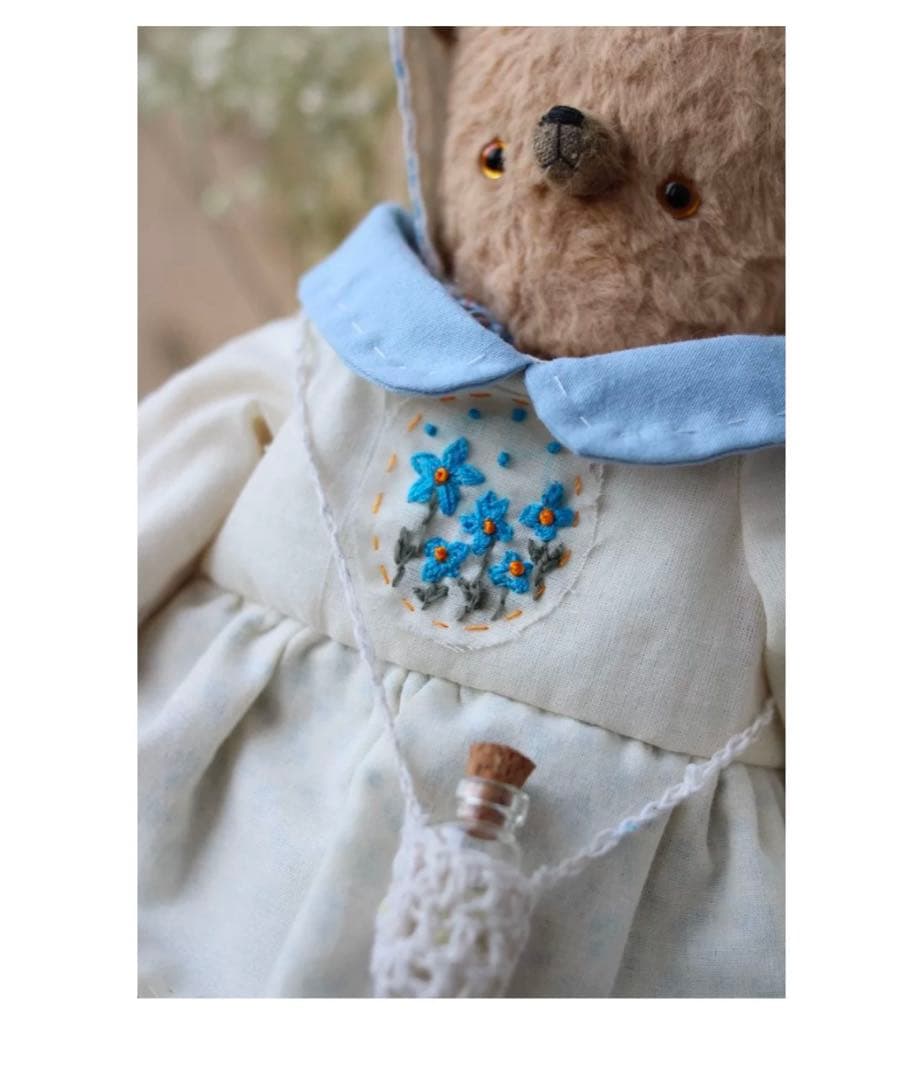 優雅なくまさん アーティストベア テディベア 海外作家様 ハンドメイド ロシア