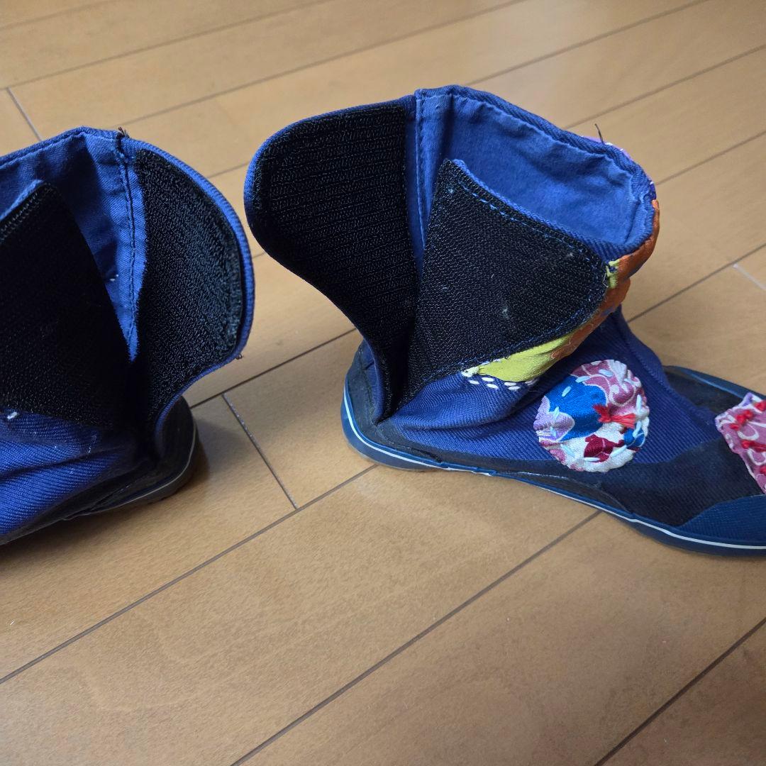 和風ハンドメイド地下足袋22.5cm