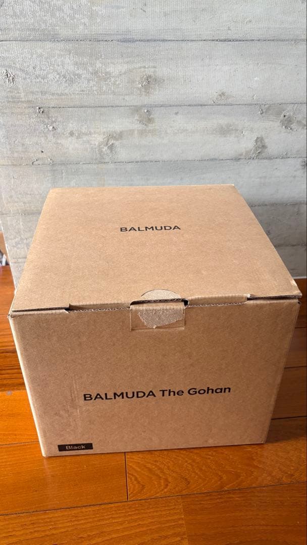 BALMUDA THE Gohan 最新機種　炊飯器 ブラック　新品1回だけ使用