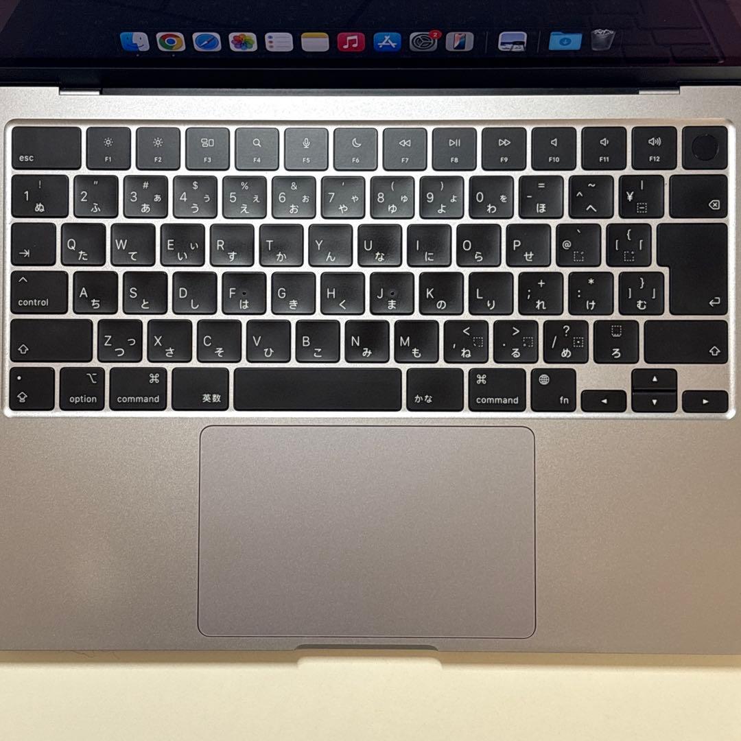MacBook Air M2 13.6インチ 8GB 256GB スペースグレー