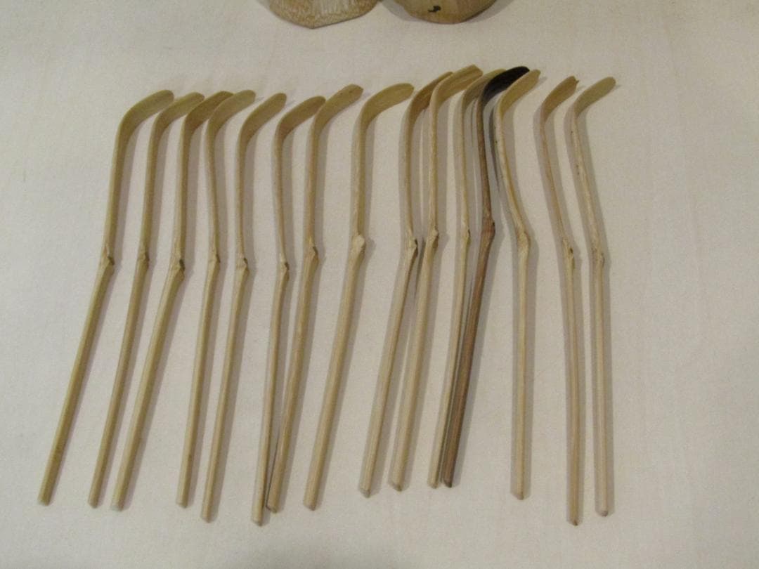 裏千家　練習用　竹製茶杓15本セット