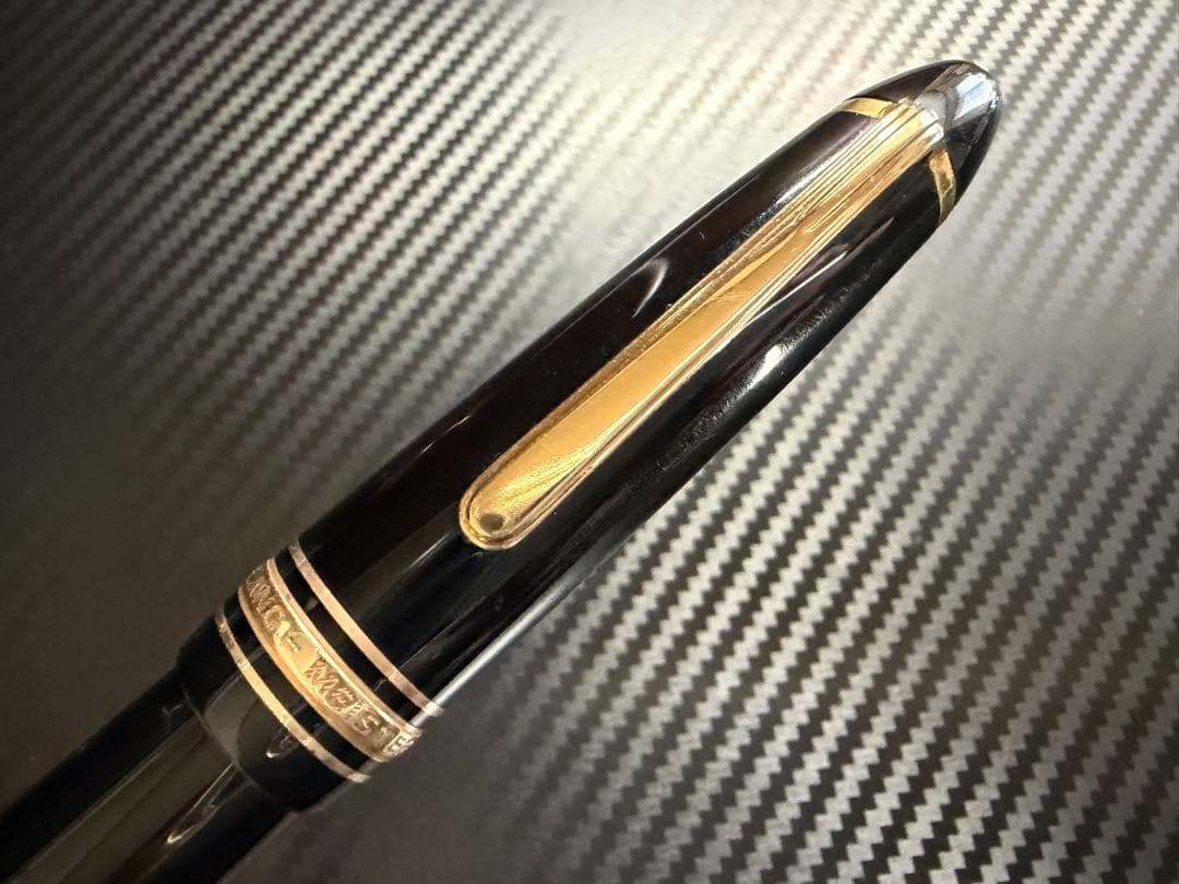 極美品 モンブラン マイスターシュテュック 146 万年筆 18C 全金 EF