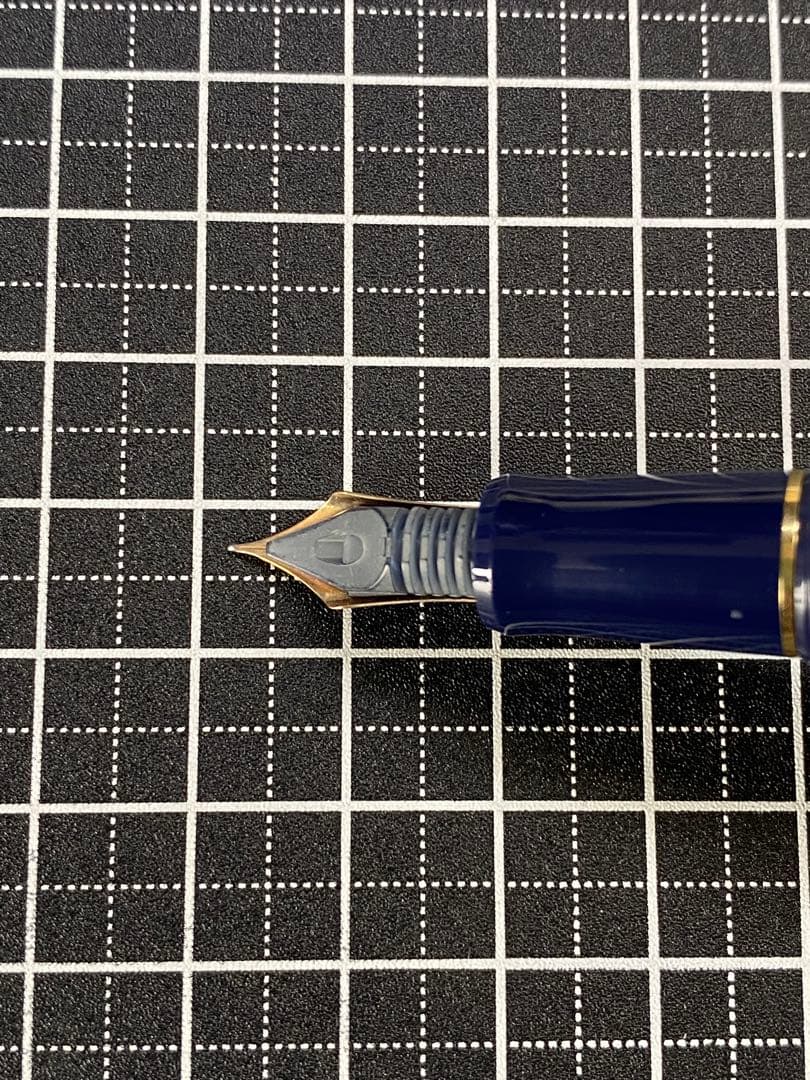PILOT CUSTOM74 Dark-Blue 網目　万年筆　字幅F