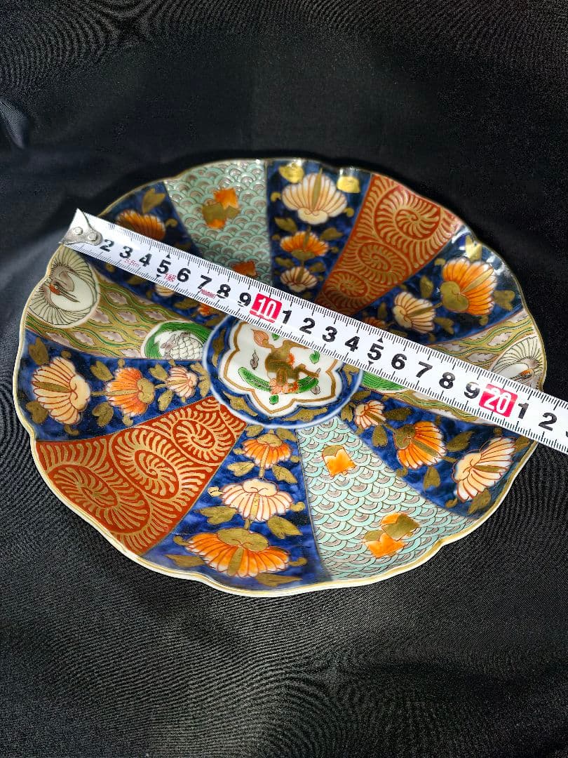 古伊万里 色絵金彩皿 錦出 手描き 幕末〜明治骨董 蒐集家放出 旧家蔵出し美品
