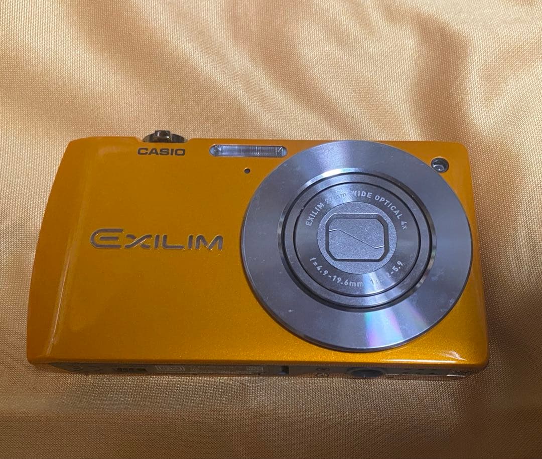 【ジャンク】CASIO EXILIM デジカメ EX-S200 オレンジ