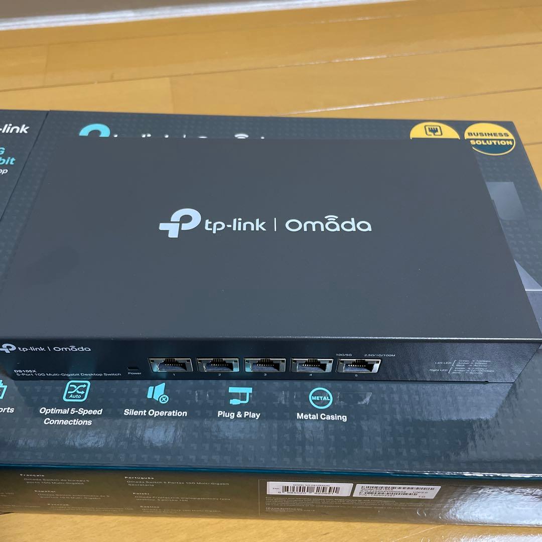 ルーター・ネットワーク機器 tp-link 10G Multi-Gigabit Switch DS105X