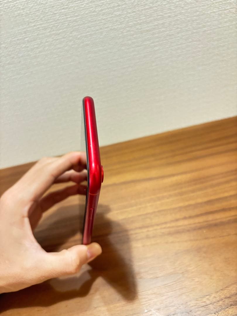 【純正バッテリー96%】iPhone XR 128G 本体 赤SIMロック解除済