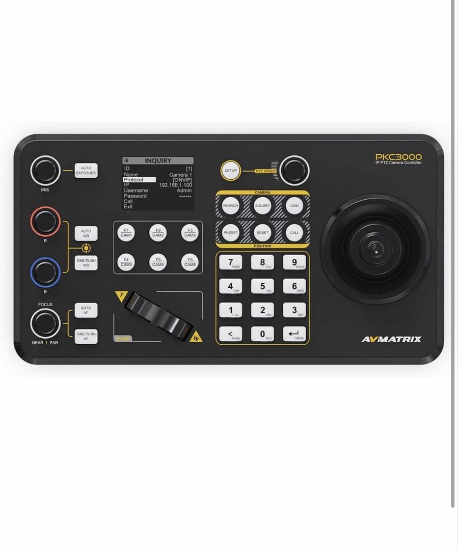 AVMATRIX PKC3000 PTZ カメラコントローラー