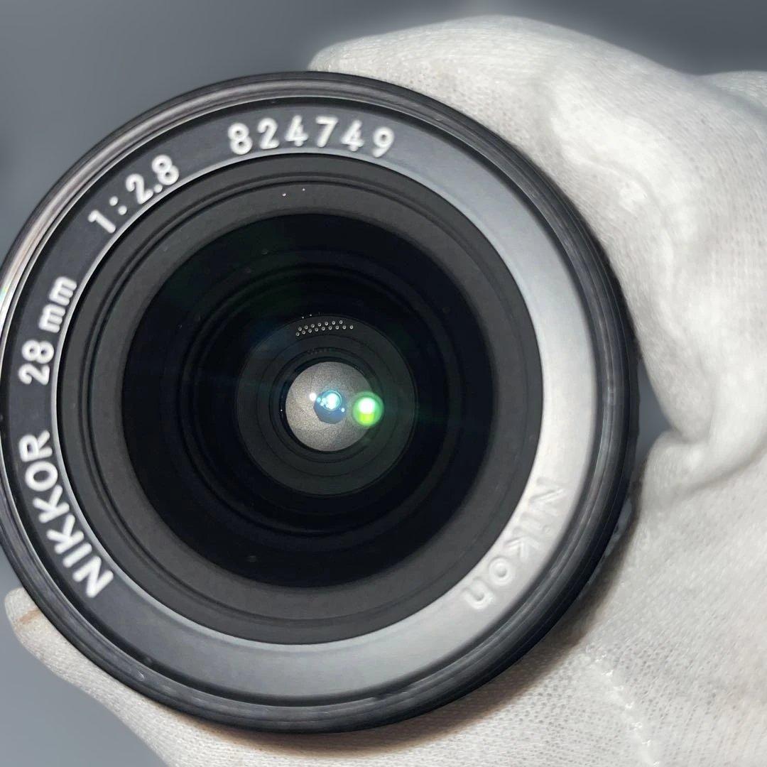 Nikon AI-S Nikkor 28mm f2.8 広角 単焦点レンズ