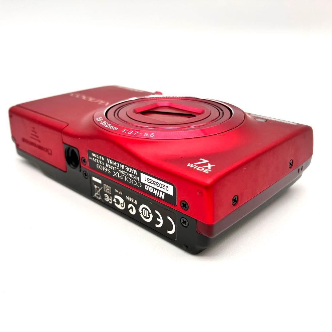 デジタルカメラ Nikon COOLPIX S6100 RED