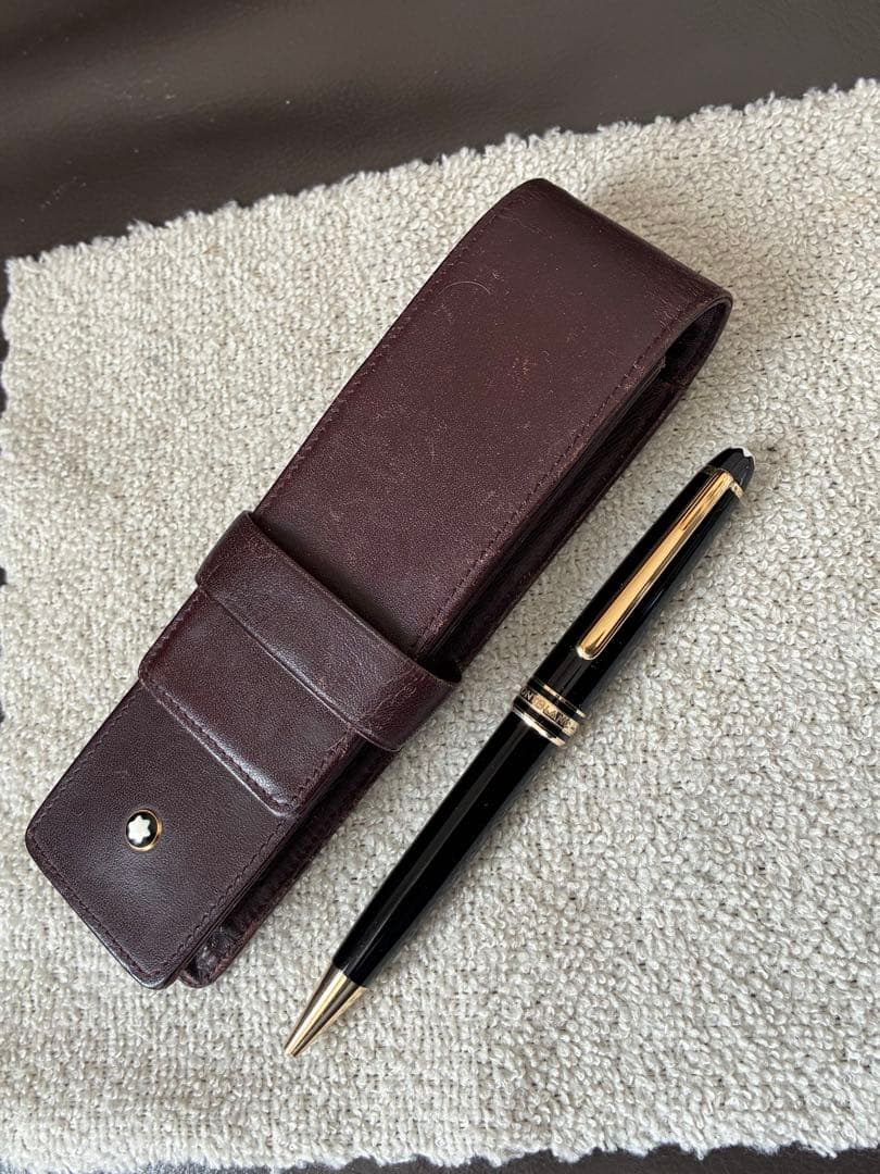 ◾️MONT BLANC SIENA◾️モンブラン シエナ◾️ペンケース◾️濃茶色◾️